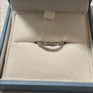 Wedding Band with Cadcam design and 14k gold.